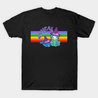 Magical Mermaid and Narwhal T-Shirt